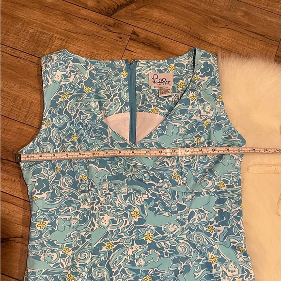 Lilly Pulitzer Kiss the Cook Blue dress Size 8 - Picture 6 of 9